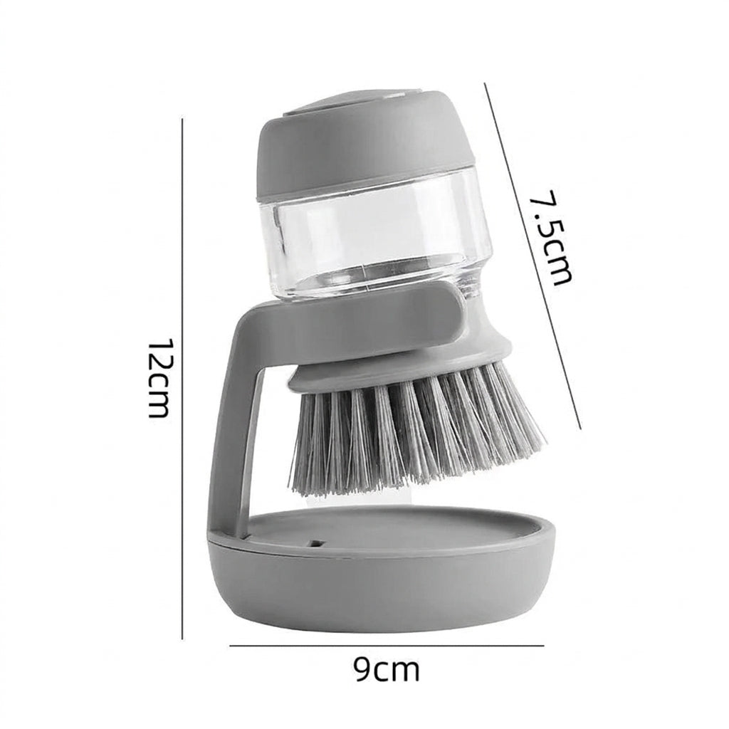 Cepillo con dispensador de jabón Cocinen gris